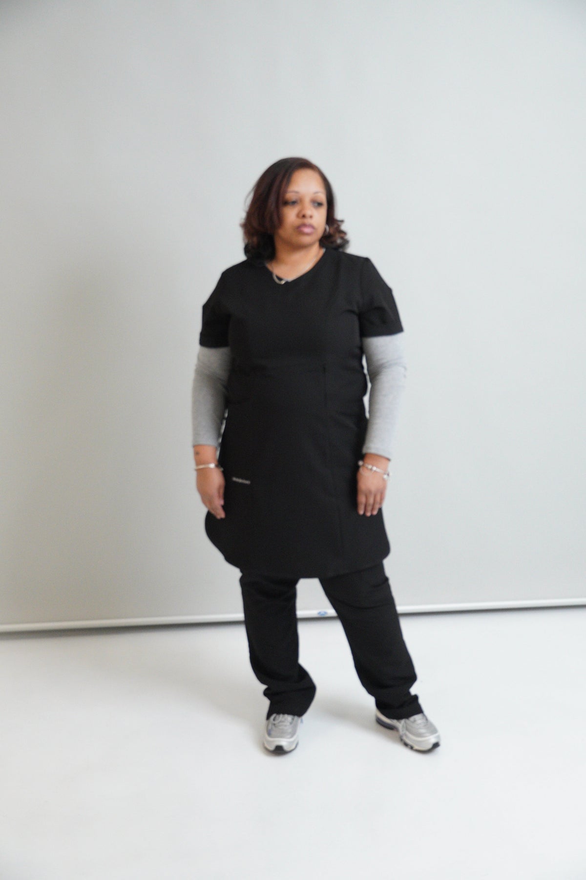 'Nabeelah' Short Sleeve Modest Scrub Top – Modern, Cool & Covered